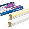 Crompton Immensa Smart Batten 20 Watt IOT Wi-Fi Enabled LED Batten (White Tunable and Dimmable, Compatible with Alexa and Google Assistant) – Pack of 8, Golden, (LDIMN20-Wifi)