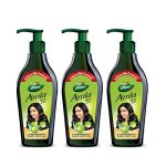 Dabur Amla Hair Oil – 550ml (Pack of 3) | For Strong, Long and Thick hair | Nourishes Scalp | Controls Hair Fall, Strengthens Hair & Promotes Hair Growth