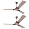 Ecolink AiroZephyr 1200mm Decorative Ceiling Fan|BEE 1 star Rated Energy Efficient Ceiling Fan|Superior Air Delivery (Topaz Gold)