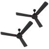 Ecolink AiroSerenade 1200mm Decorative Ceiling Fan|BEE 1 star Rated Energy Efficient Ceiling Fan|Superior Air Delivery (Smoke Mocha Brown)
