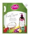 DABUR Fem Fruity Squash Soft & Safe Handwash – 1500Ml|Enriched With Goodness Of Coconut Milk & Vitamin E|Long Lasting Fragrance
