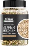Nature Aahar 7 in 1 Roasted seeds mix 500gm Sunflower Seeds, Pumpkin Seeds, Chia Seeds, Watermelon Seeds, Brown Flax Seeds, Sesame Seeds, Sweet Basil Seeds(500 g)