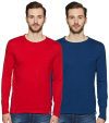 Amazon Brand – Symbol Men’s Solid Regular T-Shirt (Pack of 2) (SS19MNTEE04-2_Multicolor2_L)