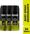 AXE Pulse Body Spray  –  For Men(150 ml, Pack of 3)