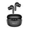 Black-R Wireless in Ear Earbuds with Mic, 130H Playtime, V5.4 Version, 45ms Low Latency Gaming with ENC, 13mm Bass Drivers Ear Buds TWS, Quick Charge, R-002 (Black)
