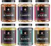 Nature Purify Dry Fruits Combo Pack 1.5kg (250g Each All Premium) Almonds, Cashews, Figs, Apricots, Raisins(6 x 0.25 kg)