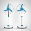 Unicorn Pedestal fans 3 Star 400 mm 3 Blade Pedestal Fan(Ultra High Speed | BLUE | Pack of 2)
