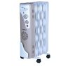 Havells OFR 7 Wave Fins with Fan 1900 watt (Beige), (GHROFBYC190)