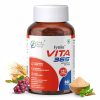 Fytika Vita 365 | Multivitamin Tablet for Men & Women | With Ashwagandha, Ginseng, Probiotics & Prebiotics and Biotin | Enhances Energy, Stamina, Immunity & Digestion | 60 Tablets