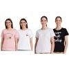 Amazon Brand – Eden & Ivy Eden & Ivy Women’s Solid Regular Fit T-Shirts (Pack of 2): Pink & White (ENISS22WTE501, Size S) & Grey & Black (ENISS22WTE501, Size Small)