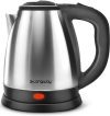 Longway Kestro 1500 W with Stainless Steel Body for Boiling, Making Tea, Coffee, Soup Electric Kettle(1.5 L, Silver)