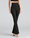 VDTREND Regular Fit Women Black Trousers