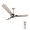 RR Signature Jaipur Gangaur BLDC 5 Star, 28-watt & 60% Energy Savings, Designer High Speed Ceiling Fan With Remote, for Home & Office Champagne Gold