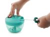 Tosaa Multipurpose Plastic Vegetable Pull Chopper Cutter 3 Blades for Effortlessly Chopping Vegetables and Fruits for Your Kitchen (450ml)