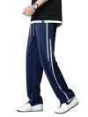 VIMAL JONNEY Solid Blue Regular Fit Polyster Lycra Trackpant for Men-VIMAL640400