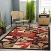 Status Contract Rugs for Living Room|(3x5ft) 3D Printed Carpet for Living Room Decor|Anti Skid Backing Home Essentials|Aesthetic Vintage Decor Carpet for Bedroom|Boho Rugs for Living Room (Red)