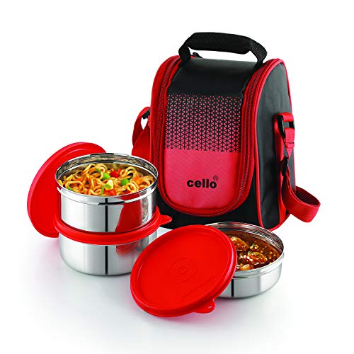 Cello Kidzbee Pentameal Pixar Car Melamine Meal Set for Kids, Set of 5, Red | BPA Free and Food-Grade Material | Attractive and Kidfriendly Designs | Break Resistant & Durable Set