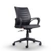 CELLBELL C104 Medium-Back Leatherette Office Chair[Black]