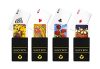 Black Box Premium Plastic Playing Cards with Case (Set of 4) Waterproof, Bridge Size – Multicolor for Kid
