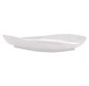 MILTON Boat Melamine Platter, White, 13.9 inch