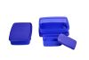 Signoraware Plastic Small Compact Lunch Box Set, 750ml, Deep Violet, Set of 2