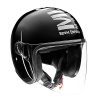Royal Enfield ISI Certified Open Face MLG Helmet with Clear Visor(Gloss Black-Size: M)