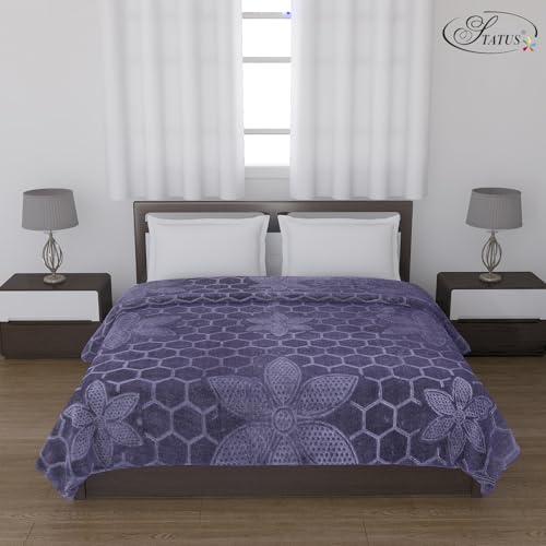 Amazon Brand – Solimo Royal Multipurpose Storage Basket – Large (Set of 2, Brown)