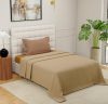 Status Contract Mink Blanket | Single Bed AC Blanket |Skin-Friendly, Lightweight & Super Soft Blanket- 220 x 150 Cms (Brown)
