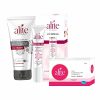 Alite Anti Acne Skincare Combo Pack Of 3 -Charcoal Facewash 70G With Active Charcoal Beads|Anti Acne Gel 15G & Deep Cleansing Acne Soap 75G With Tea Tree Oil And Vitamin E|To Make Skin Soft & Clear