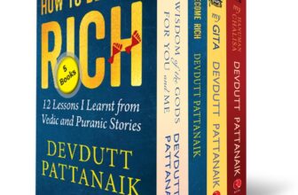” DEVDUTT PATTANAIK COLLECTIONS (HOW TO BECOME RICH, , MY GITA, MY HANUMAN CHALISA, RAMAYANA VERSES MAHABHARATA MY PLAYFUL COMPARISON, WISDOM OF THE GODS FOR YOU AND ME)”(Paperback, DEVDUTT PATTANAIK)