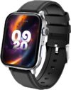 Cellecor BLAZE 2.01″ AMOLED Display | 900 NITS| AOD| BT-Calling| AI Voice| SplitScreen Smartwatch(Black Strap, Free Size)