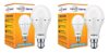wipro Garnet 9w LED Emergency Bulb | Cool Day White (6500K) | B22 LED Bulb Base | Inverter Bulb for home, with 4 Hours battery back up| Li-ion Battery | Over charging Protection | Pack of 2