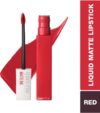 bluset Matte Me Ultra Smooth Liquid Lipstick(RED, 2 ml)