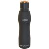 MILTON Euroline Smart Stainless Steel Water Bottle, 880 ml, Black | Leak Proof | Easy Grip | Mobile Hydration System | Bluetooth Enabled | Smart Lid