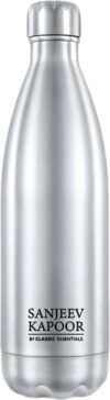 Sanjeev Kapoor by Classic Essentials Stainless Steel Insulated Double Wall Water Bottle 1000 ml Flask(Pack of 1, Silver, Steel)