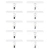 PHILIPS 10W LED Lamp Base B22 Linear (Crystal White, Pack of 10)