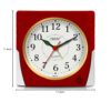 Orpat Ajanta Time Piece Beep Alarm Clock (Plastic_114X40X116mm_Red)