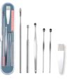 Blenka Essence Ear Wax Cleaner Resuable Ear Cleaner Earpick Tool Set with Storage Box Ear Wax Remover Tool Kit with Ear Curet