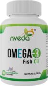 Nveda Omega 3 Supplements 60 Softgels ( 1000 mg Omega 3 , with 180 mg EPA & 120 mg DHA)(60 No)