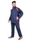 Rupa Rainwear for Men, Waterproof Nylon Blended Rain Jacket with Pants and Carry Bag, Pack of 1