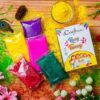 eCraftIndia Rang Tarang Holi Colours (Pack of 5, 80g Each) | Holi Colours for Kids Family Men Women | Natural Holi Colour Organic | Holi Decoration Items | Holi Gulal | Holi Gift Hampers Box