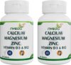 Nveda Calcium 1000mg + Vitamin D3 + Magnesium + Zinc + Vitamin B12 For Bone Health(2 x 60 No)