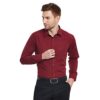 English Navy Men’s Slim Fit Formal Shirt (12001//Maroon44)