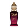 Bella Vita Luxury TAAJ Gold Oud Attar with Caramel, Rose, Jasmine & Orris for Men and Women, Non-Alcoholic Roll On, Long Lasting Fragrance, 12 ML