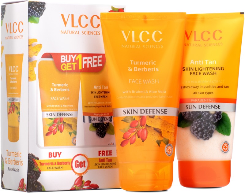 VLCC Anti Tan Skin Lightening  – B1G1 (Each – 150 ml x 2) Face Wash(300 ml)