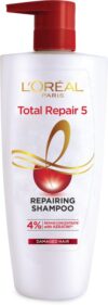 L’Oréal Paris Total Repair 5 Shampoo | Pro-Keratin & Ceramide For Damaged and Weak Hair(1 L)