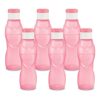 MILTON Ace Flip BPA Free Food Grade Water Bottle 1 ltr with Leakproof Flip Top Cap, Water Bottle for School, Office, Home, Gym, (6 Pack), Pink