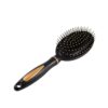 Jewelz Professional Plastic Hair Comb | Scalp-friendly Hair Brush for All Hair |Black and gold Colored Hair Comb? (Oval)