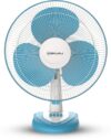 BAJAJ Crest Neo 400 mm 3 Blade Table Fan(Fiji Blue & White | Pack of 1)