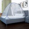 Story@home Polyester Adults Washable Mosquito Net Mosquito Net(Blue, White, Tent)